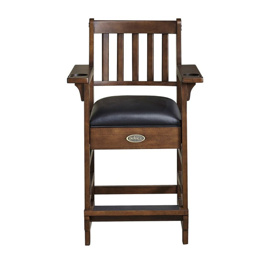 Premium Spectator Chair with Drawer, Whiskey