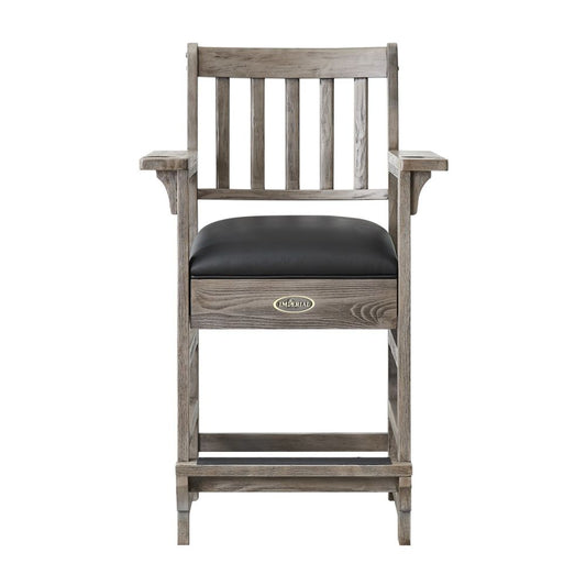 Premium Spectator Chair with Drawer, Silver Mist