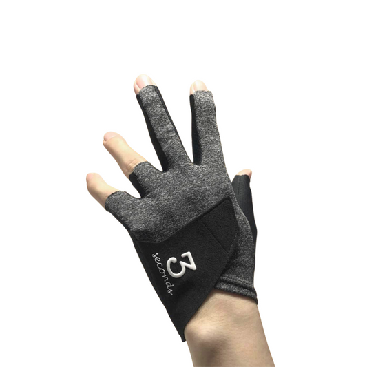 FFFG Billiard Glove; Grey/Black
