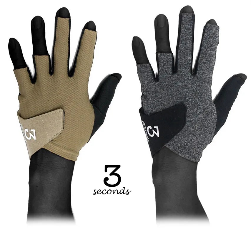 FFFG Billiard Glove; Grey/Black