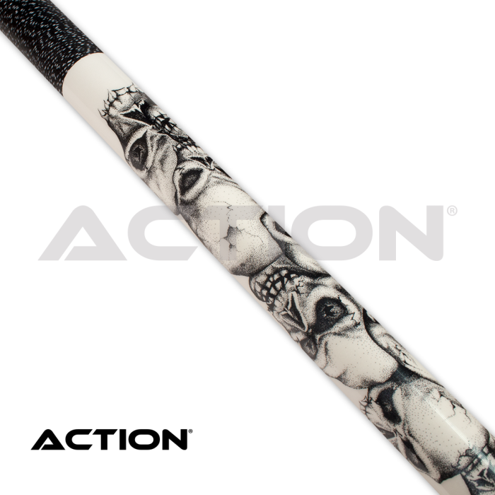 Action Adventure ADV60 Stacked Skulls Cue