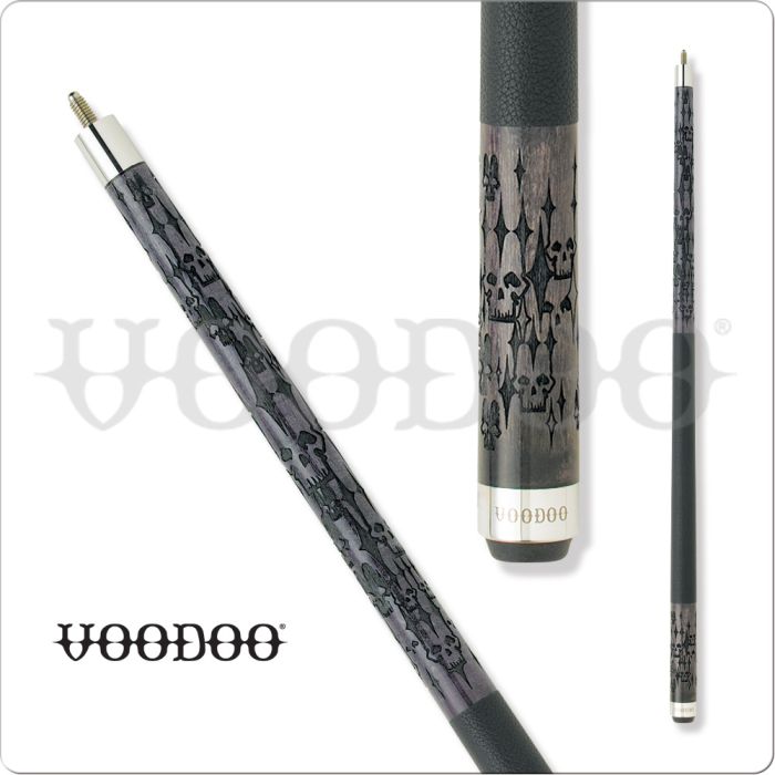 Voodoo Grey VOD16 Legion of Skulls Pool Cue