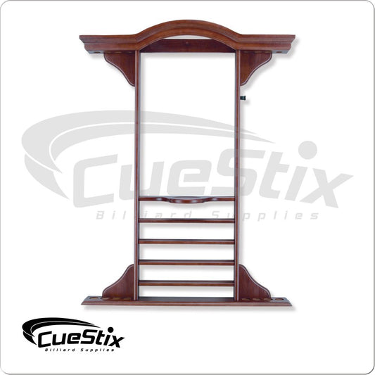 8 Cue Deluxe Wall Rack