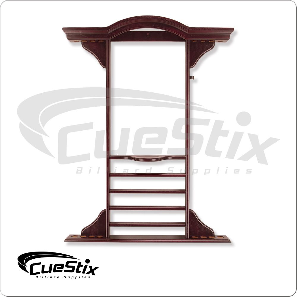 8 Cue Deluxe Wall Rack