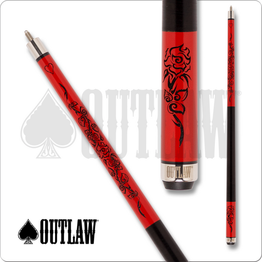 Outlaw OL30 Red Rose Cue - Limited Edition