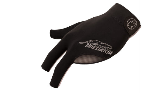 Second Skin Billard Glove; Black & Grey