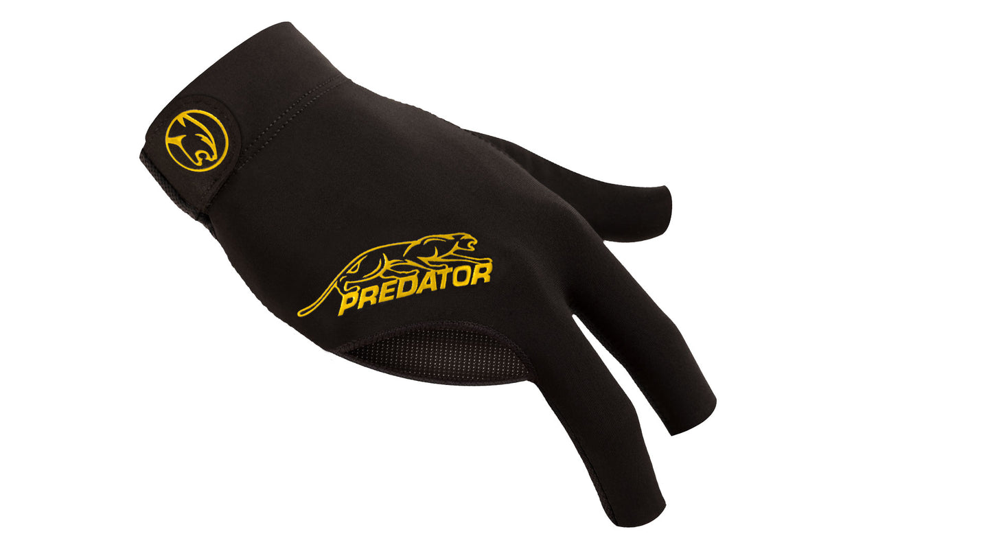 Second Skin Billiard Glove; Black & Yellow