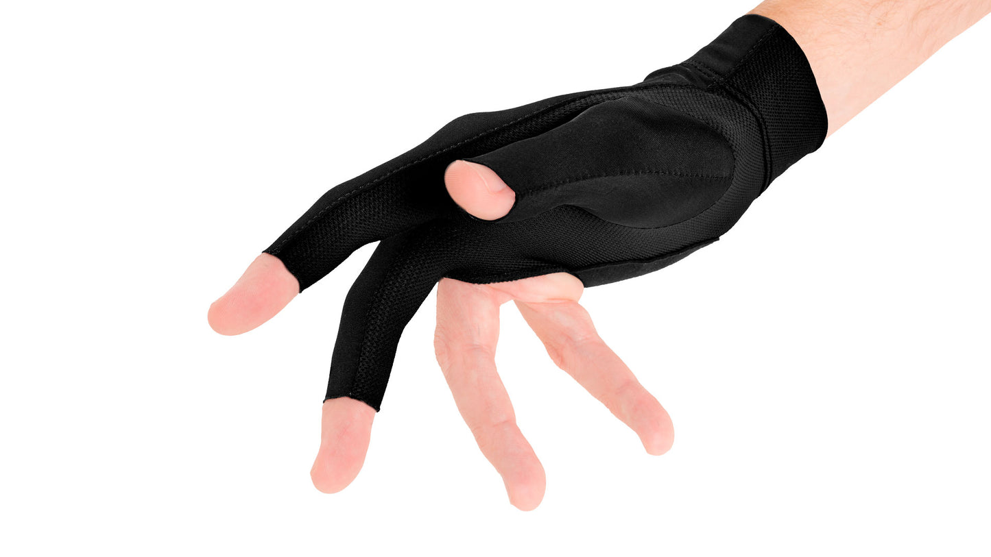 Second Skin Billiard Glove; Black & Yellow