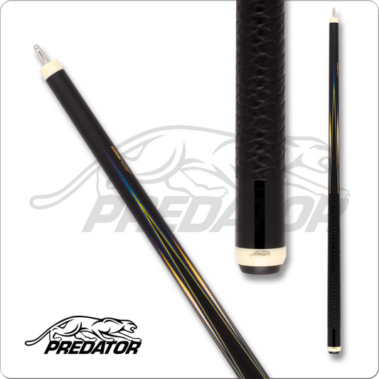 Predator 8 Point Sneaky Pete PRESP8BL - Black/Curly/Blue with Elephant Pattern Leather Wrap