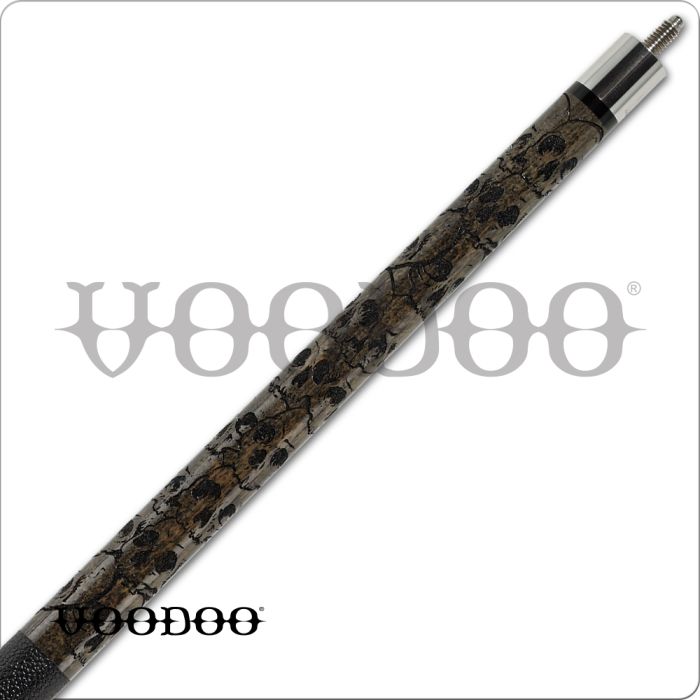 Voodoo Grey VOD31 Clustered Skulls Pool Cue