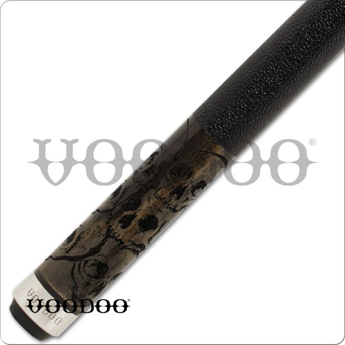 Voodoo Grey VOD31 Clustered Skulls Pool Cue
