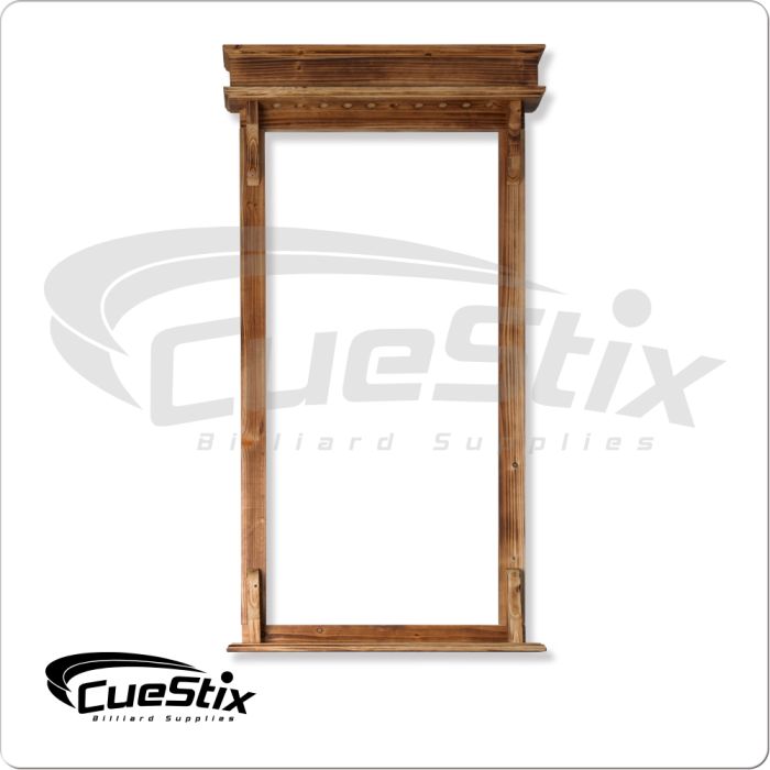 10 Cue Deluxe Rustic Wall Rack
