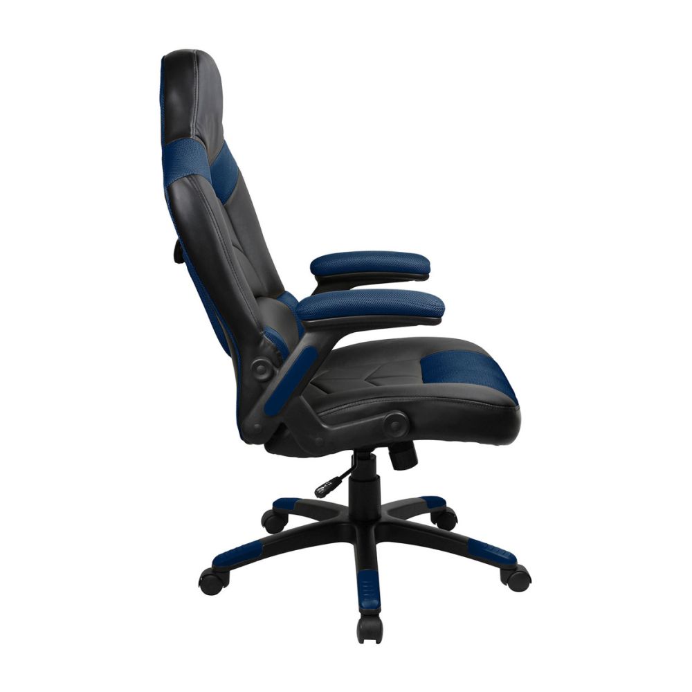 Oversized Video Gaming Chair, Black/Blue