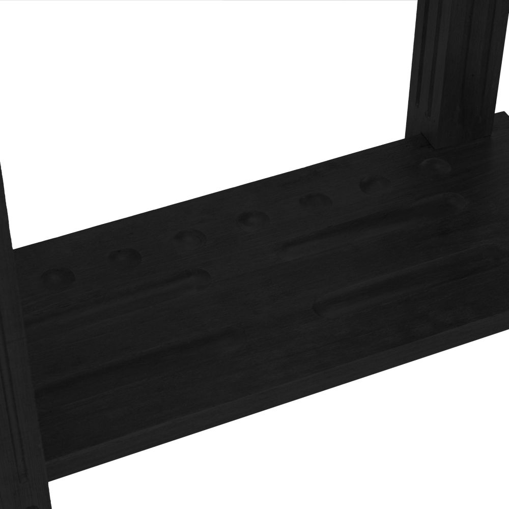 Rectangle Floor Rack, Black