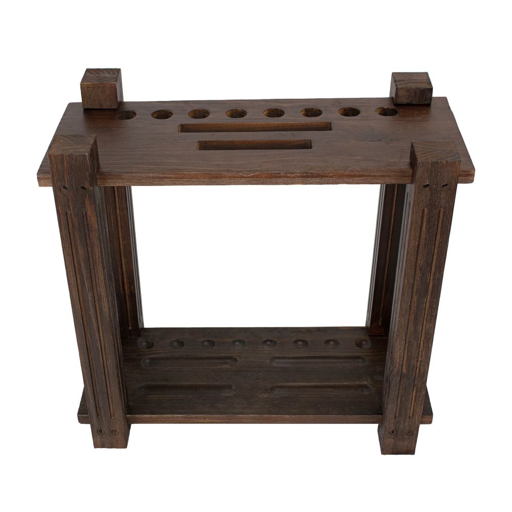 Rectangle Floor Rack, Weathered Dark Chestnut