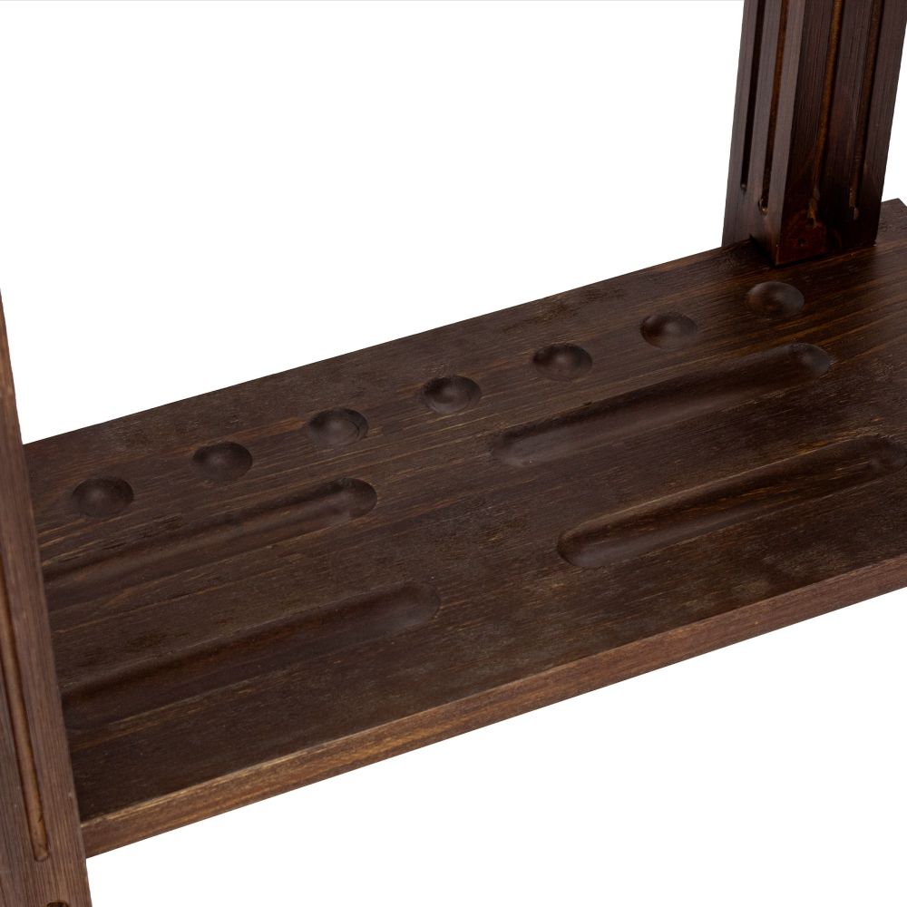 Rectangle Floor Rack, Weathered Dark Chestnut