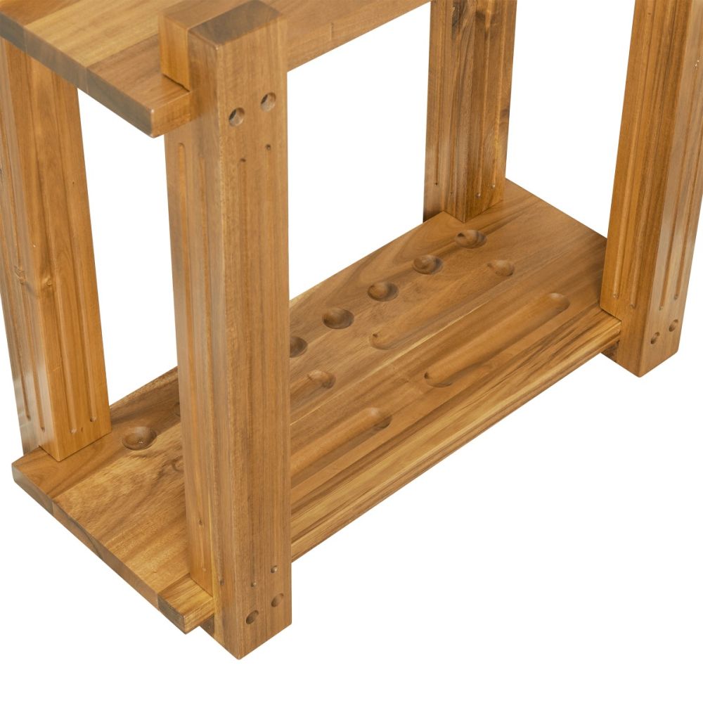 Rectangle Floor Rack, Acacia