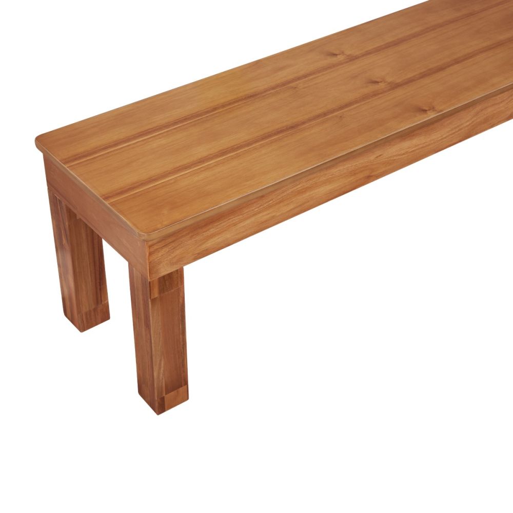 76" Storage Bench; Acacia