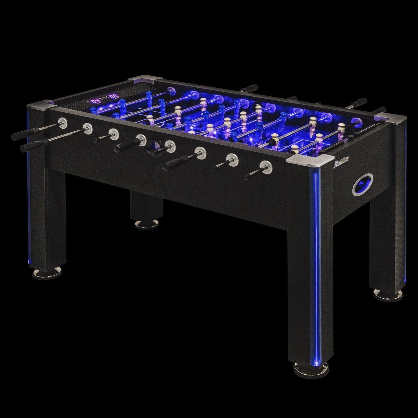 Atomic Azure 56" Light Up Foosball LED Table