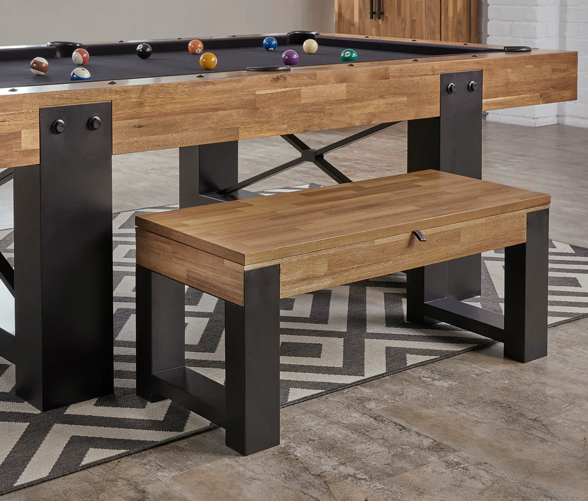 Knoxville Multi-Functional Storage Bench; Acacia