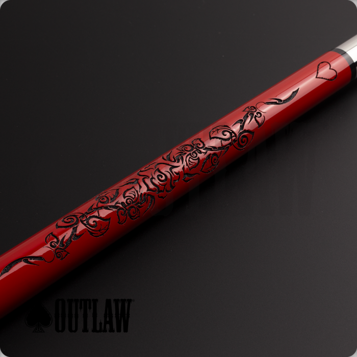 Outlaw OL30 Red Rose Cue - Limited Edition