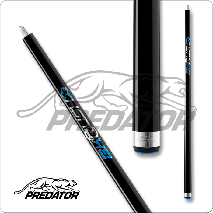 Predator Rush PRERBKN BLACK Break Cue - No Wrap